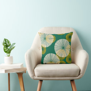 Cojín Decorativo Hunter Green Mostaza Verde azulada Amarillo Resume