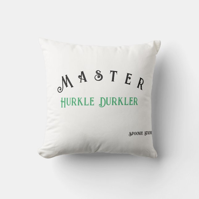 Cojín Decorativo Hurkle Durkle Mug (Anverso)