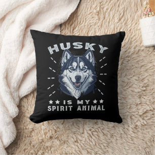 Cojín Decorativo Husky Es Mi Espíritu Animal Majestic Husky Dog