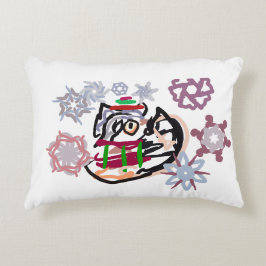 Cojín Decorativo Husky winter 