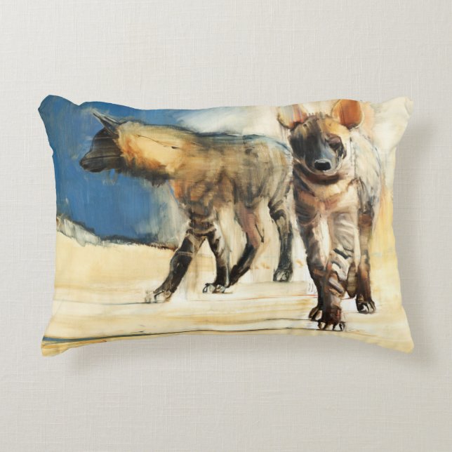 Cojín Decorativo Hyaenas rayado 2010 (Anverso)
