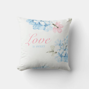 Cojín Decorativo Hydrangeas Pastel Bloom