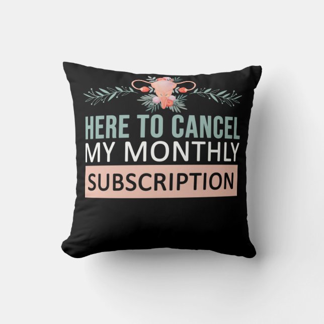 Cojín Decorativo Hysterectomy Awareness Flowers Uterus Removal (Anverso)