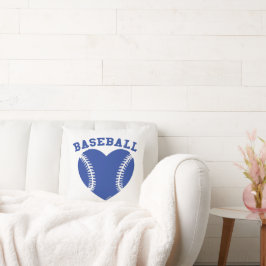 COJÍN DECORATIVO I CORAZÓN BÉISBOL