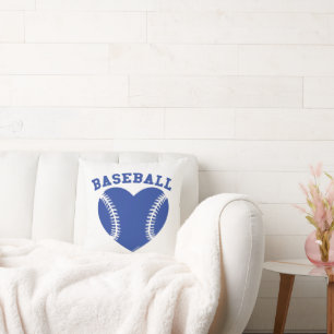 COJÍN DECORATIVO I CORAZÓN BÉISBOL