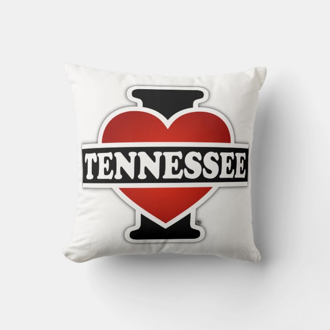 Cojín Decorativo I corazón Tennessee (Anverso)