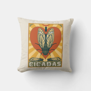 Cojín Decorativo I Heart Cicadas