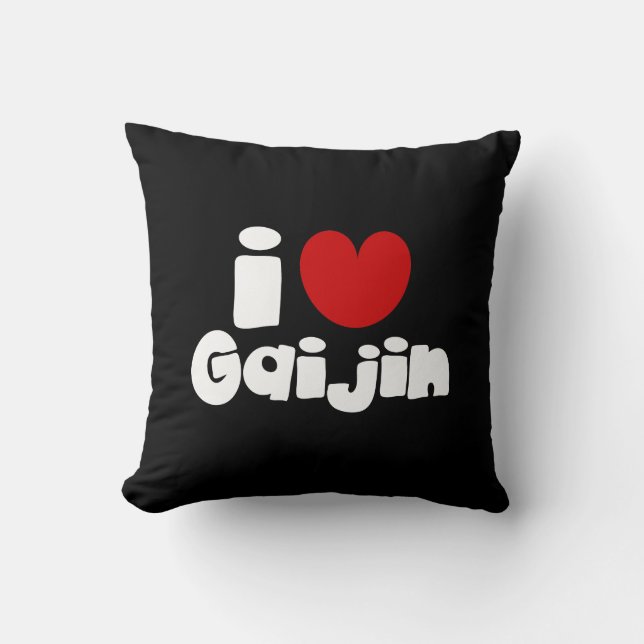 Cojín Decorativo i heart Gaijin (Anverso)