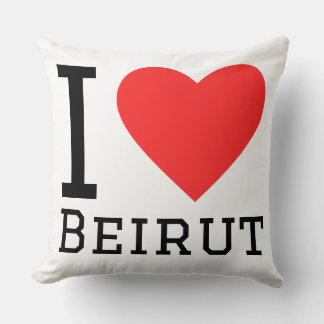 Cojín Decorativo I love Beirut 