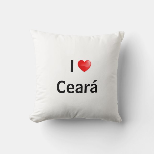 Cojín Decorativo I love Ceará (Anverso)