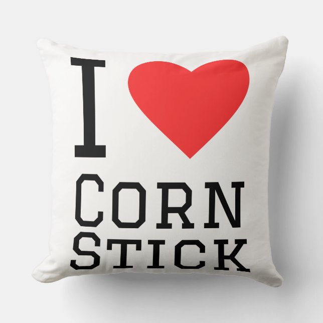Cojín Decorativo I love corn stick (Anverso)