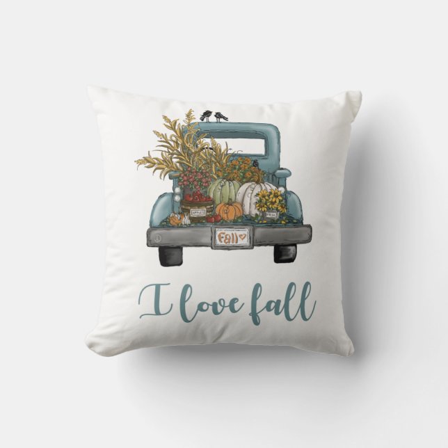 Cojín Decorativo I Love Fall (Anverso)