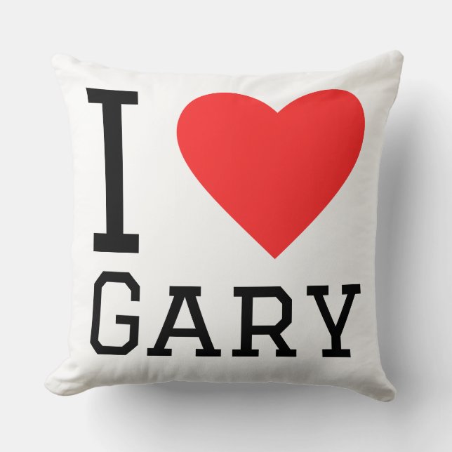 Cojín Decorativo I love gary (Anverso)