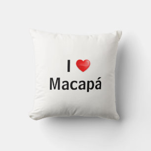 Cojín Decorativo I love Macapá