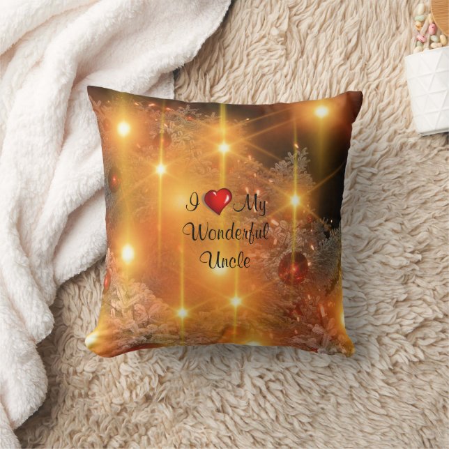 Cojín Decorativo I Love My Wonderful Uncle (Manta)