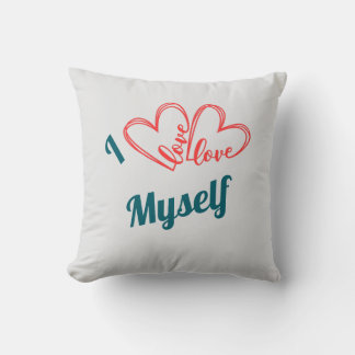 Cojín Decorativo I Love Myself - Self-Care Button