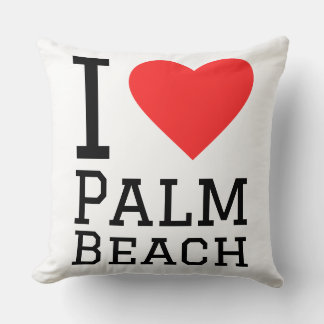 Cojín Decorativo I love palm beach 