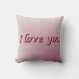 Cojín Decorativo I love you.