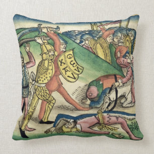 Cojín Decorativo I reyes 15 guerra 16 entre el Asa y Baasha, del