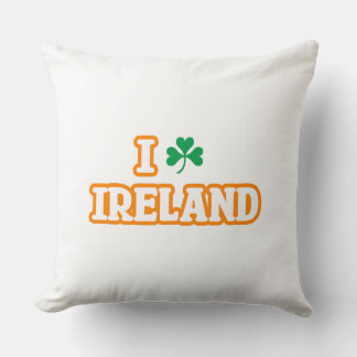 Cojín decorativo "I [SHAMROCK] IRLANDA"