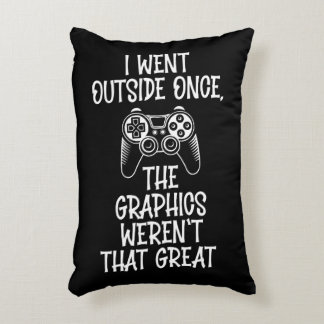 Cojín Decorativo I Went Outside - Funny Gamer