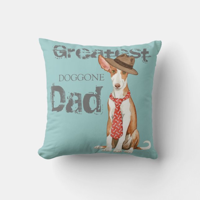 Cojín Decorativo Ibizan Hound Dad (Anverso)