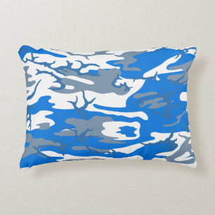 Cojín decorativo Ice Water Blue Camo