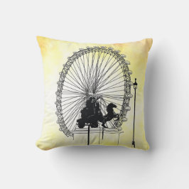 Cojín Decorativo Icónica pluma de atracción de Londres y base amari