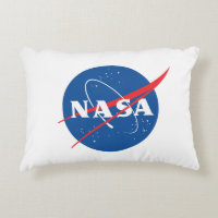 Icónico Cohete blanco de la NASA 100% Algodón 12" 