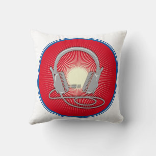 Cojín Decorativo Icono de auriculares DJ
