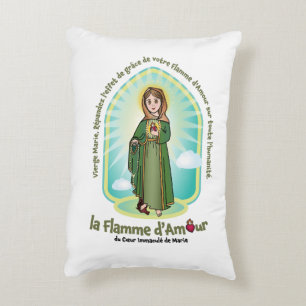 Cojín Decorativo Icono infantil de María WHT Bg FOL + Oración de Un