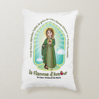 Cojín Decorativo Icono infantil de María WHT Bg FOL + Oración de Un