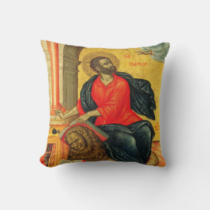 Cojín Decorativo icono ortodoxo de San Marcos Evangelista