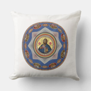 Cojín Decorativo icono ortodoxo dios iglesia santo santo