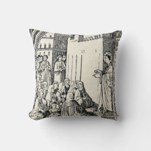 Cojín Decorativo Iconografía del arte fino de San Esteban el Protom