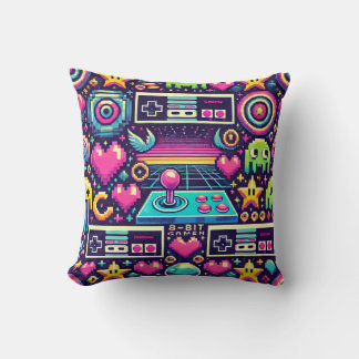 Cojín Decorativo Iconos Pixelados