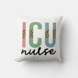 Cojín Decorativo ICU Nurse Cheetah RN nurse Appreciation gifts