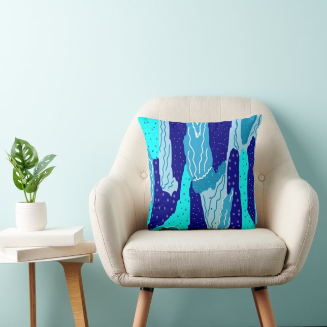 Cojín Decorativo Icy Blue Ocean (Silla)