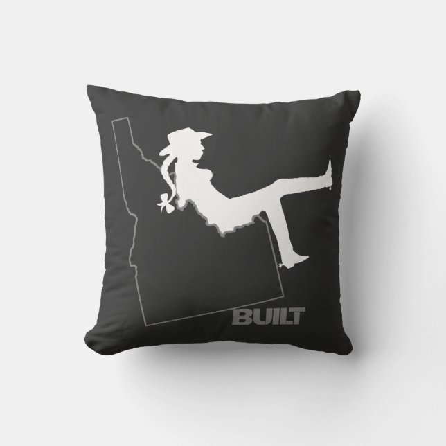 Cojín Decorativo Idaho Cowgirl (Anverso)
