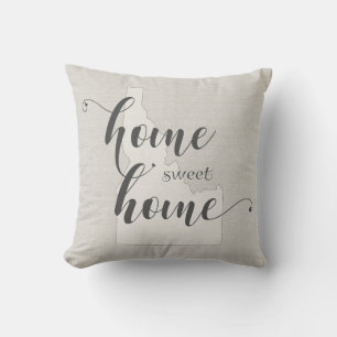 Cojín Decorativo Idaho - Hogar dulce hogar estilo burlap