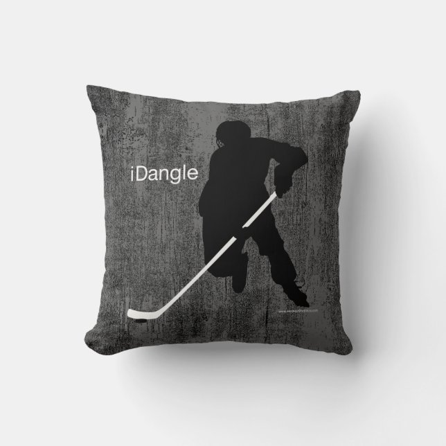 Cojín Decorativo iDangle (hockey) (Anverso)
