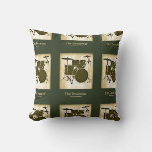 Cojín Decorativo idea de decoración de tambores/tambores