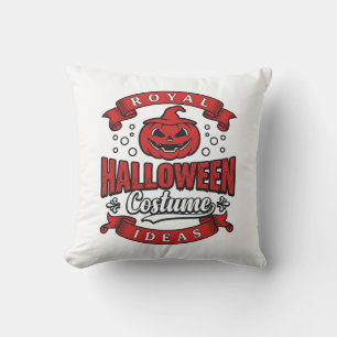 Cojín Decorativo Ideas de disfraces vintage de Halloween Vector Dis
