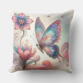 Cojín Decorativo Ideas De Dorm De Mariposa Para Chicas