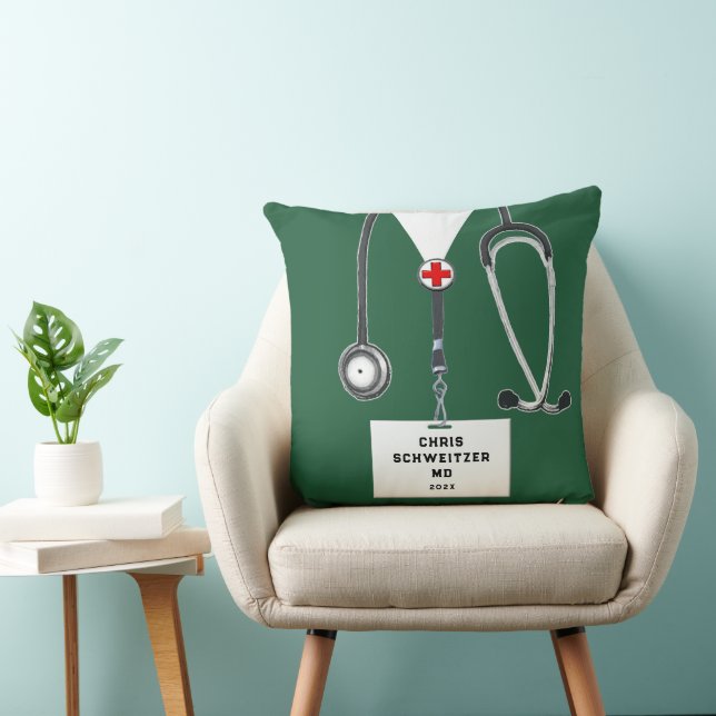 Cojín Decorativo Ideas de regalo Médica personalizadas (Silla)