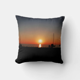 Cojín Decorativo Idílica fotografía de la naturaleza del atardecer