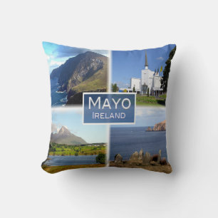 Cojín Decorativo IE Mayo - Croaghaun Cliff - Basílica Knock -