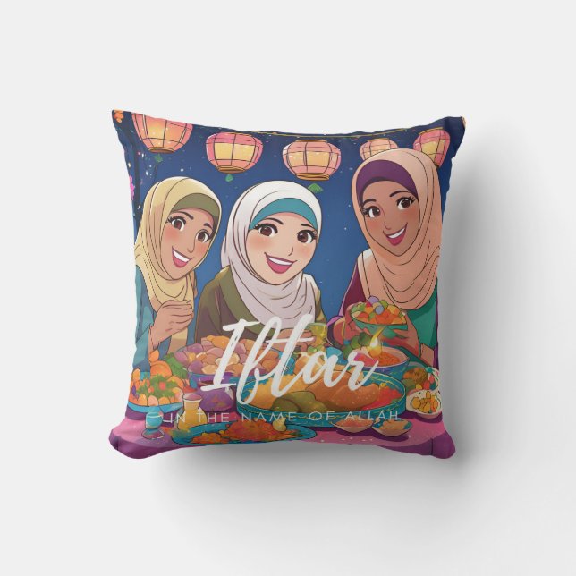 Cojín Decorativo Iftar Cushion 3 Hermanas (Anverso)