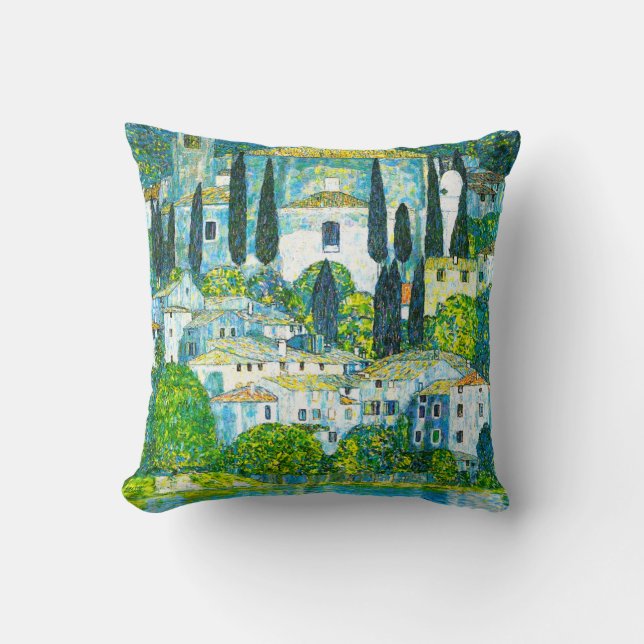 Cojín Decorativo Iglesia de Cassone Gustav Klimt (Anverso)