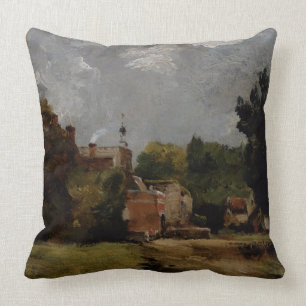 Cojín Decorativo Iglesia del este de Bergholt de la calle de la